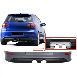 Hátsó lökhárító toldat Volkswagen Golf V (2003-2007) R32 Look-image-6127290