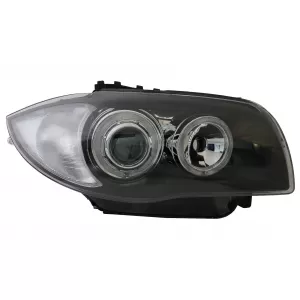 Scheinwerfer Angel Eyes für BMW 1er E81 E82 E87 E88 04-11 2 Halo Felgen-image-6060719