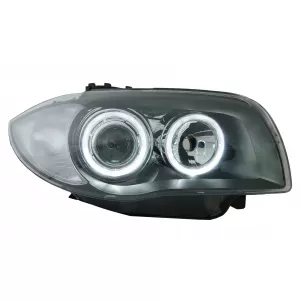 Scheinwerfer Angel Eyes für BMW 1er E81 E82 E87 E88 04-11 2 Halo Felgen-image-63597