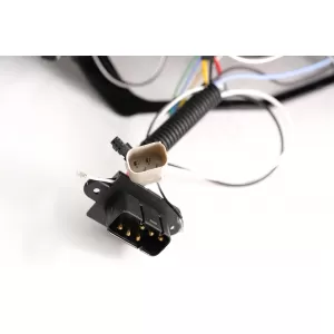 Angel Eyes Scheinwerfer für BMW 5er E60 E61 2004-2007 DAYLINE LED Schwarz-image-6089585