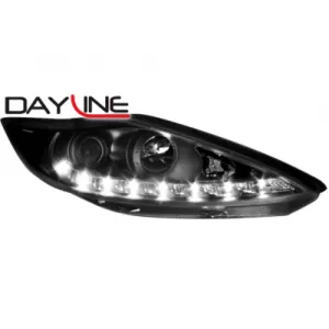image-9-DAYLINE fényszóró Ford Fiesta 7 08-10 DRL optikás fekete