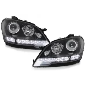 image-15-DAYLINE fényszóró LED DRL helyzetjelzővel Mercedes Benz W164 M-osztály 08+ fekete
