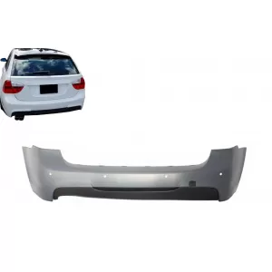Rear Bumper suitable for BMW 3 Series E91 Touring (2005-2008) M-Technik Design