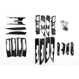 Decorative Roof Rails suitable for Land Range Rover Evoque L538 (2011-2018) Piano Black
