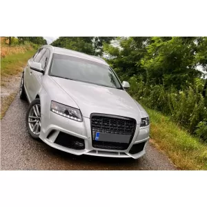 Front Bumper suitable for Audi A6 C6 4F Sedan Avant (2004-2010) RS6 Look-image-6352813