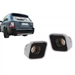 Exhaust Muffler Tips suitable for Range Rover Sport L320 (2005-2013) Autobiography Design Petrol