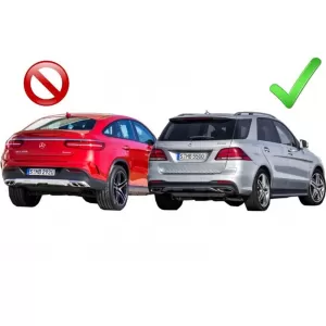 Running Boards Side Steps suitable for Mercedes ML (2011-2014) Mercedes GLE W166 (2015-2018)