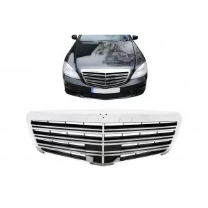image-20-Kühlergrill für Mercedes W221 S-Klasse Facelift 2011-2013 S63 S65 Design