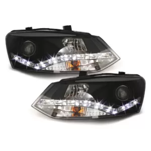 image-31-DAYLINE fényszóró VW Polo 6R 09+ DRL optikás fekete