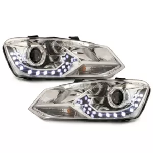 image-35-DAYLINE fényszóró VW Polo 6R 09+ DRL optikás króm