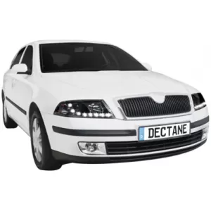 Faruri DAYLIGHT compatibil cu Skoda Octavia II (03.2004-2008) Negru-image-60171