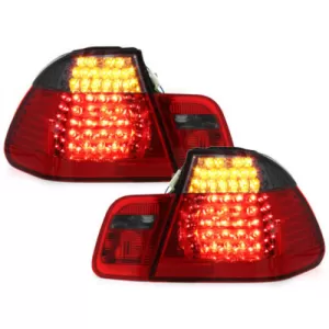 LED Rückleuchten für BMW 3er E46 Limousine 4 Türen 98–01 Roter Rauch-image-60974