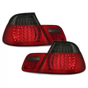 Stopuri LED compatibil cu BMW Seria 3 E46 Coupe (1998-2003) Rosu Fumuriu 2 Usi-image-60989