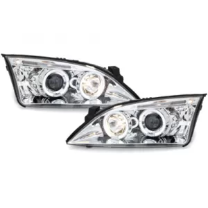 Faruri compatibil cu Ford Mondeo (09.2000-05.2007) Angel Eyes Crom-image-59613