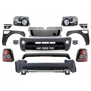 image-76-Body Kit Kotflügel für Range Rover Sport L320 Facelift 09-13 Autobiography Design Kühlergrill