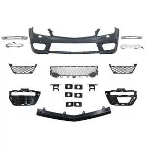 Bodykit für Mercedes C W204 2007-2015 MOPF C63 Design Stoßfänger Seitenschweller-image-5995028
