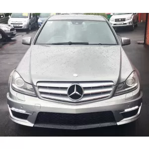 Bodykit für Mercedes C W204 2007-2015 MOPF C63 Design Stoßfänger Seitenschweller-image-6010303