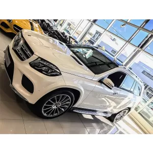 Oldalsó fellépő Mercedes Benz GL-osztály X166 (2012-up) GLS-osztály Facelift (2016+) LED ajtóvilágítással-image-6069439