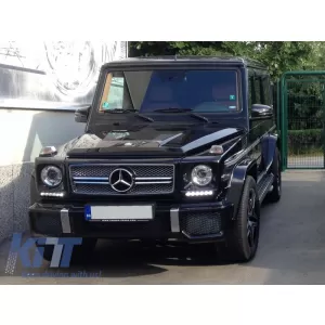 Grila Centrala compatibil cu Mercedes G-Class W463 (1990-2014) G65 Design Chrome Edition-image-55801