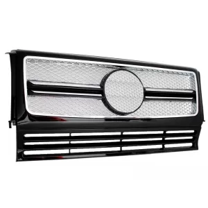 Grila Centrala compatibil cu Mercedes G-Class W463 (1990-2014) G65 Design Chrome Edition-image-6003915