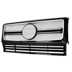 Grila Centrala compatibil cu Mercedes G-Class W463 (1990-2014) G65 Design Chrome Edition-image-6003916