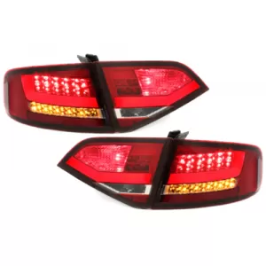 LED hátsó lámpa Audi A4 B8 8K Sedan 2007-2010 piros/átlátszó-image-65536
