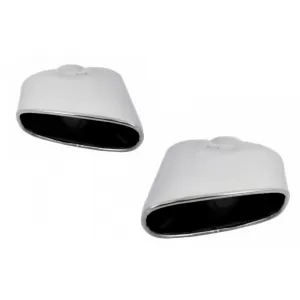 Suitable for BMW X5 E70 Exhaust Muffler Tips (2007-up) LCI Facelift Look-image-6021583