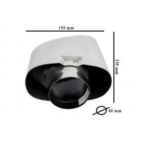 Suitable for BMW X5 E70 Exhaust Muffler Tips (2007-up) LCI Facelift Look-image-6021587