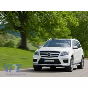 BodyKit für Mercedes GL-Klasse X166 12-16 Stoßstange Radkästen GL63 Look-image-39098