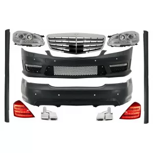 image-35-Teljes Facelift AMG Body Kit Mercedes Benz W221 S-osztály LWB (2005-2009)