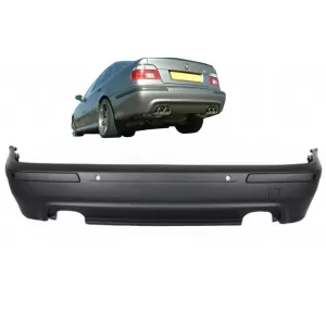 Rear Bumper suitable for BMW 5 Series E39 (1995-2003) Double Outlet M5 Design with PDC