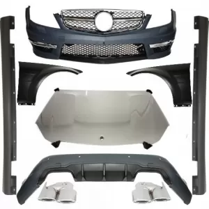 image-37-Mercedes W204 C-osztály Facelift 2011-2014 C63 AMG Design Body Kit