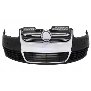 image-28-Prednji Branik prikladan za VW Golf V 5 (2003-2007) Jetta (2005-2010) R32 Look Chrome Grill
