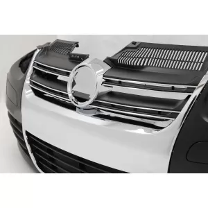Első lökhárító VW Golf V 5 (2003-2007) Jetta (2005-2010) R32 Look króm rács-image-6099224