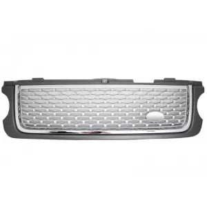 image-64-Középső hűtőrács Land Rover Range Rover Vogue III (L322) (2010-2012) szürke ezüst Autobiography Supercharged kiadás