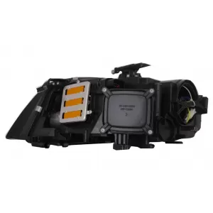 LED DRL Headlights suitable for Audi A4 B8 8K (04.2008-2011) with Daytime Running Lights Black