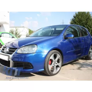 Umbau Bodykit für VW Golf 5 V 2003-2007 Stoßfänger Seitenschweller R32 Look-image-41933
