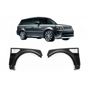 image-13-Przednie Błotniki dla Sport L320 2009-2013 Jakośбн Stali