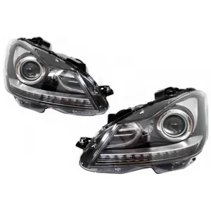 image-7-LED TFL Bi-Xenon Scheinwerfer für Mercedes C-Klasse W204 Facelift 11-14