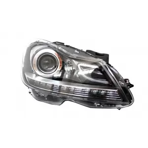 LED DRL Bi-Xenon Headlights suitable for Mercedes C-Class W204 Facelift (2011-2014)