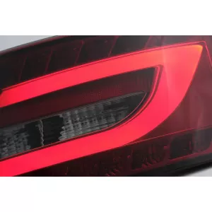Feux LED pour Audi A6 C6 4F Limousine 04.2004-2008 Rouge Fumée 7PIN-image-44046