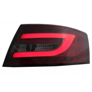 Feux LED pour Audi A6 C6 4F Limousine 04.2004-2008 Rouge Fumée 7PIN-image-44048