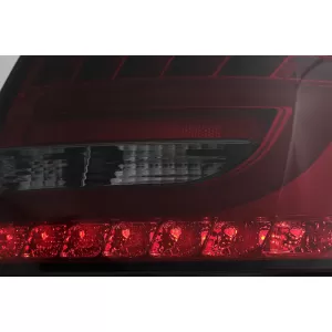 Feux LED pour Audi A6 C6 4F Limousine 04.2004-2008 Rouge Fumée 7PIN-image-6089396