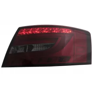 Feux LED pour Audi A6 C6 4F Limousine 04.2004-2008 Rouge Fumée 7PIN-image-6089397