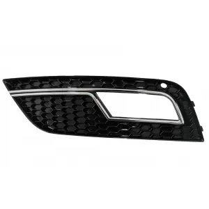 Abdeckungen Nebelscheinwerfer für AUDI A4 B8 Facelift 2012-2015 RS4 Look Schwarz & Chrom-image-44550