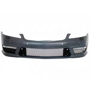Front Bumper with Central Grille suitable for Mercedes S-Class W221 (2005-2012) S63 S65 Design