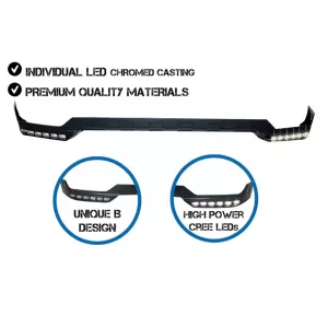 image-10-Frontstoßstange Spoiler LED DRL Verlängerung für Mercedes G-Klasse W463 89-17