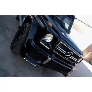 Front Bumper Spoiler LED DRL Extension suitable for Mercedes G-Class W463 (1989-2017)