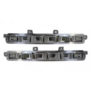 Front Bumper Spoiler LED DRL Extension suitable for Mercedes G-Class W463 (1989-2017)