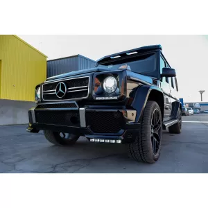 Front Bumper Spoiler LED DRL Extension suitable for Mercedes G-Class W463 (1989-2017)